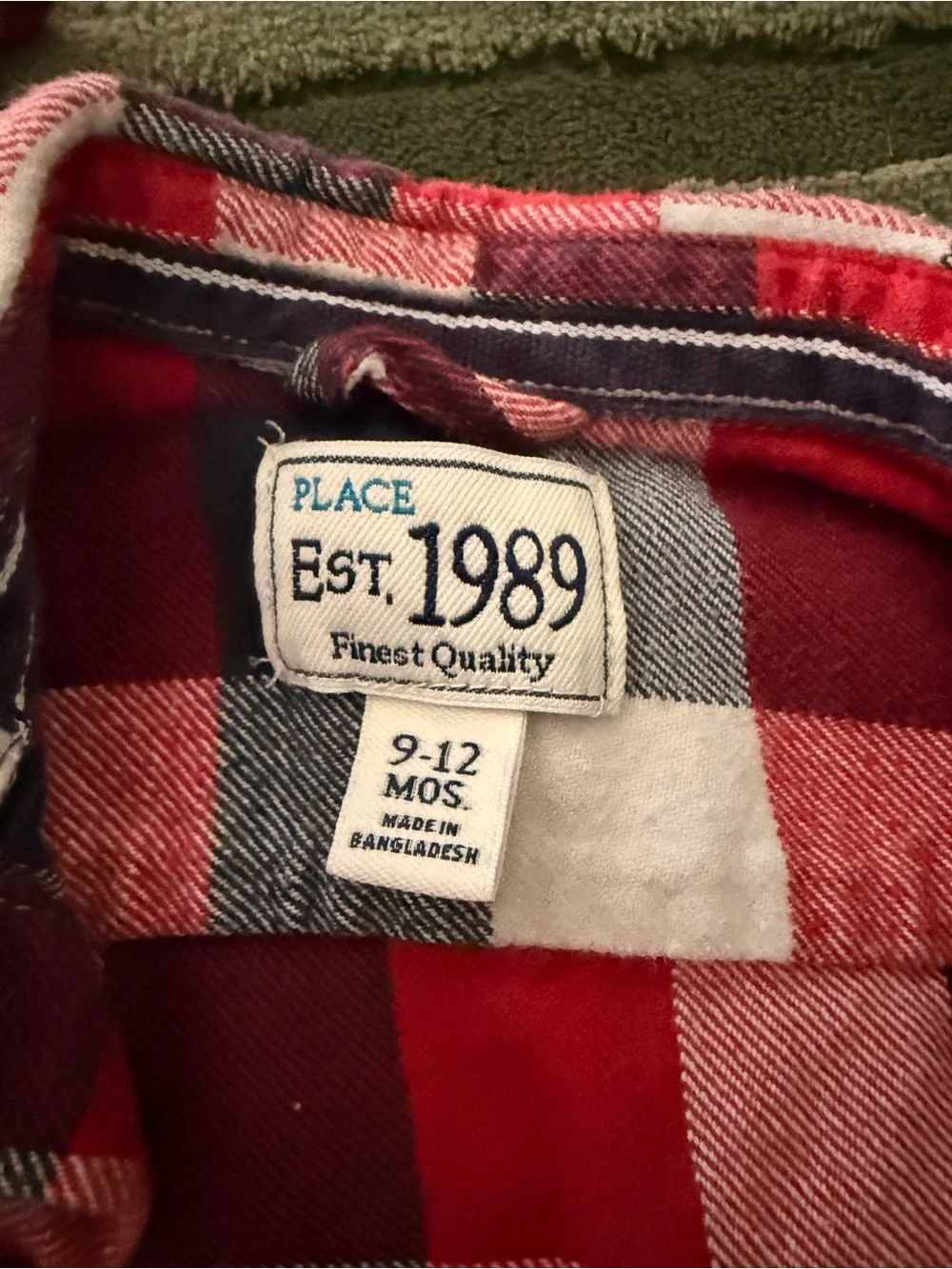 Children’s Place Matching Outfit- 9-12 months